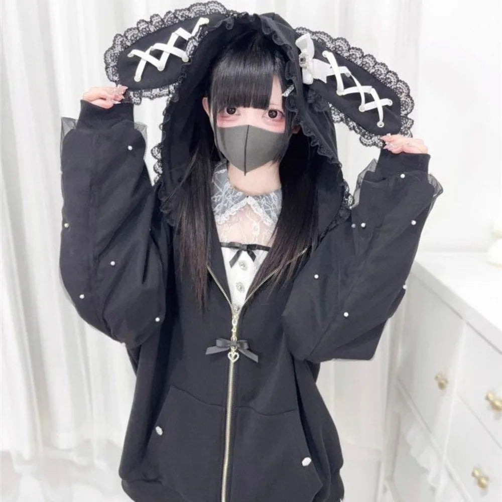 Rabbit Ear Casual Hoodie