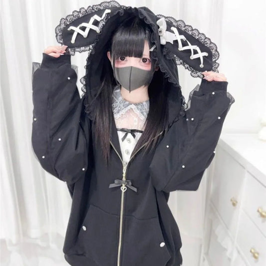 Rabbit Ear Casual Hoodie